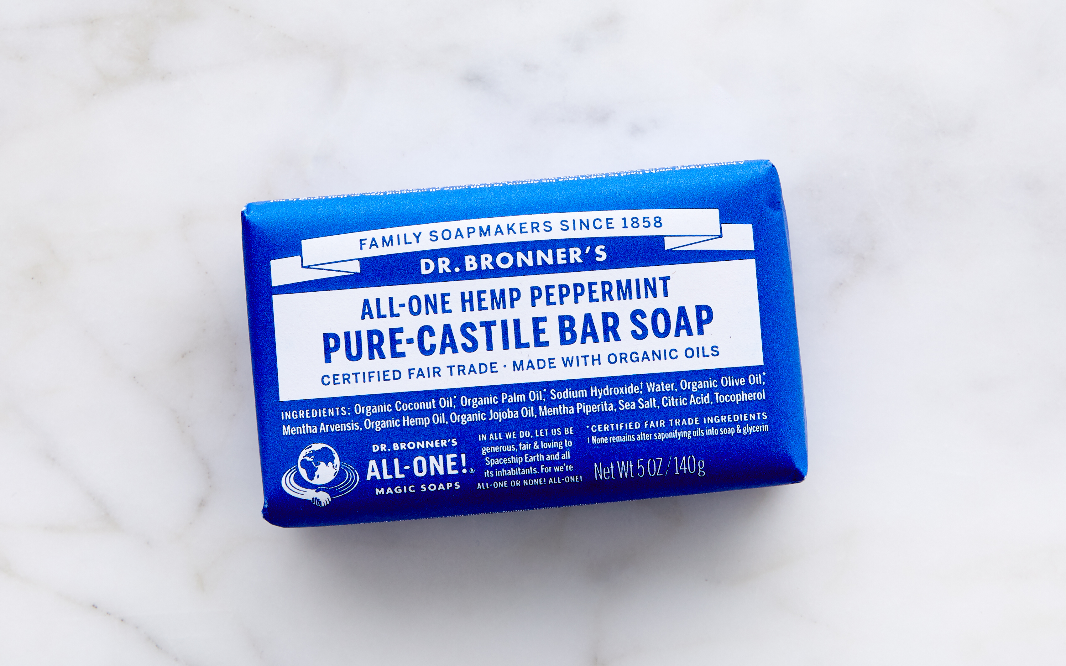 Organic Peppermint Bar Soap Dr. Bronner's SF Bay Good Eggs